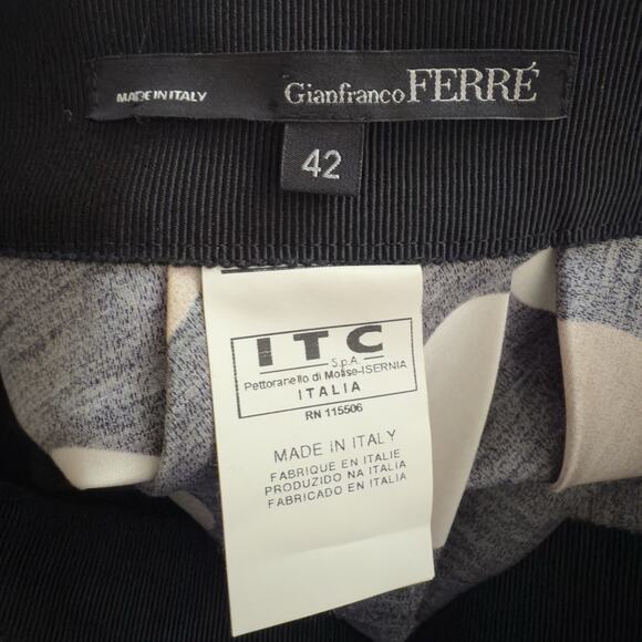 Gianfranco Ferre Cotton Silk Blend Polka Dot Mini Skirt Size 42 US 4 - Picture 8 of 13